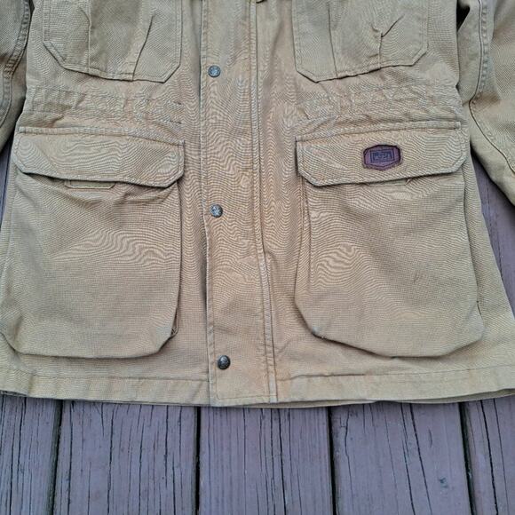 WoolRich Men Coat Jacket Parka Duck Size Medium Brown - Picture 6 of 15